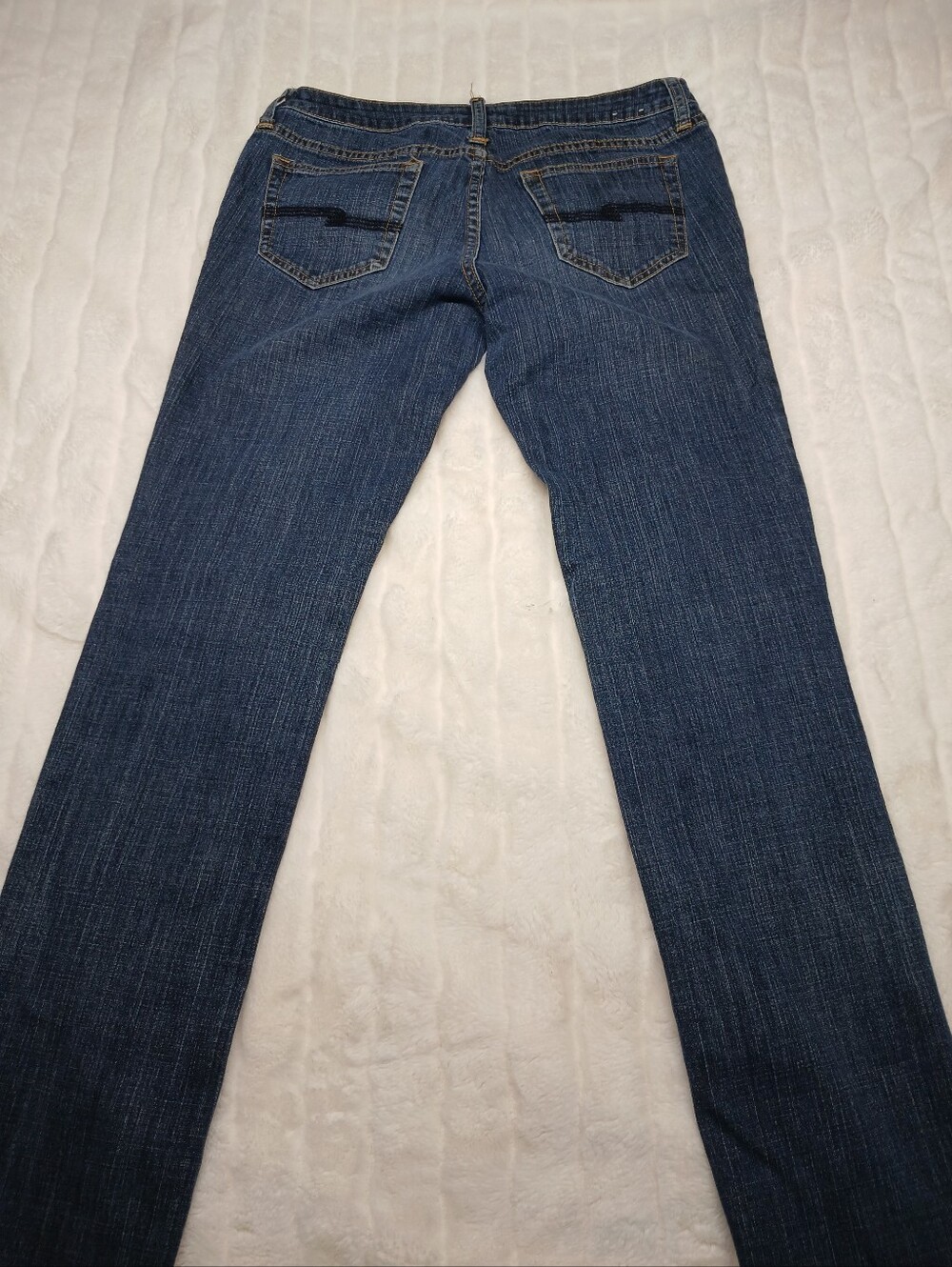 Arizona Jean Co Womens Jeans Size 9 Long Stretch Dark Wash - Picture 2 of 8